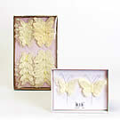 Butterfly On Wire Romantic Cream x18