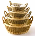 Brown Basket With Ears