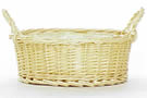 White Willow Basket With Ears