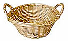 White Willow Basket With Ears