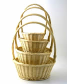 White Willow Basket With Handle v2