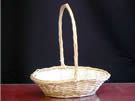 White Willow Basket With Handle v3