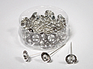 201581 Round Diamond Pins 16mm Grey