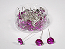 201583 Round Diamond Pins 16mm Purple