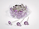 201584 Round Diamond Pins 16mm Lavender