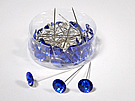 201585 Round Diamond Pins 16mm Blue