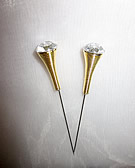 83108 Diamonte Gold Pin