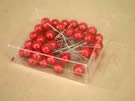 Red Bridal Pins