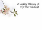 In Loving Memory Husband