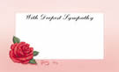 With Deepest Sympathy Rose