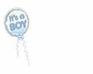 It's A Boy Balloon Design