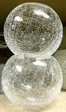 212400300 Frosted Fish Bowl Depth: 18cm Height: 16cm