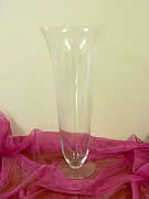 881932 Glass Vase American Depth: 27cm Height: 60cm