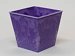 324704 Plastic Flowerpot Lilac 13.5x13.5x13 cm