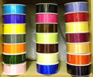 Slitted Organza Assorted Colours 36mm Assorted Colours