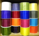 Slitted Organza 69mm Assorted Colours