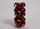 19202 Baubles on Wire Red 40mm