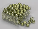19500 Baubles on Wire Green 25mm