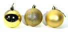 y60468 Mixed Gold Baubles