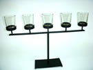 Black T-Light Holder x5