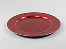 202040 Plastic Plate Red 28cm