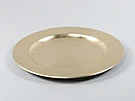 202041 Plastic Plate 28cm Gold