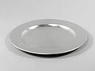 202042 Plastic Plate 28cm Silver