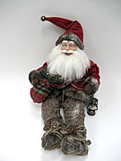 Sitting Santa 41cm