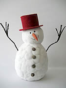 Standing Snowman Height 44cm