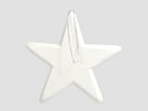 27100 Glitter Star White 40cm Hanger