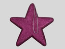 27114 Glitter Star Lilac 40cm Hanger