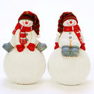 Snowmen Sitting On Snowball