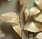 Gold Laurel Glittered