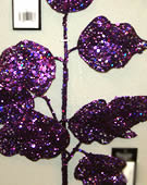 Purple Glittered Foliage