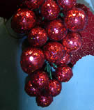 Burgundy Grape Glittered