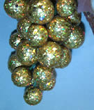 Gold Grape Glittered