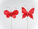 201020 Butterfly Pick 8-9cm Red