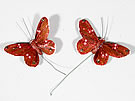 203514 Butterfly Pick x6 Red 9cm