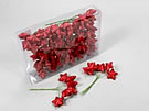 27262 Glitter star pick 18x6 red 40mm