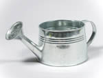 210004 Watering Can Zinc 12.5dx9h cm