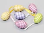 325290 6 Paper Eggs Hanging 6cm