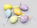 325292 6 Paper Eggs Hanging 6cm