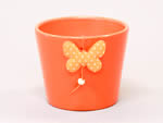 325552 Flowerpot Orange 12x12x10cm