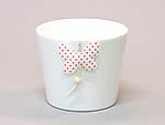 325553 Flowerpot White 12x12x10cm