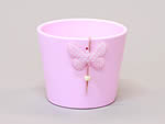 325554 Flowerpot Pink 12x12x10cm